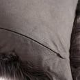 thumbnail image 3 of Faux Fur Grey Cushion Cover (no insert included), 3 of 5