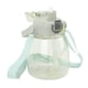 thumbnail image 4 of Botella de agua de 1100 ml con pajita, jarra de agua de plástico con correa, a prueba de fugas, a prueba de derrames, botellas de agua de gran barriga para niños y mujeres, color verde, 4 of 5