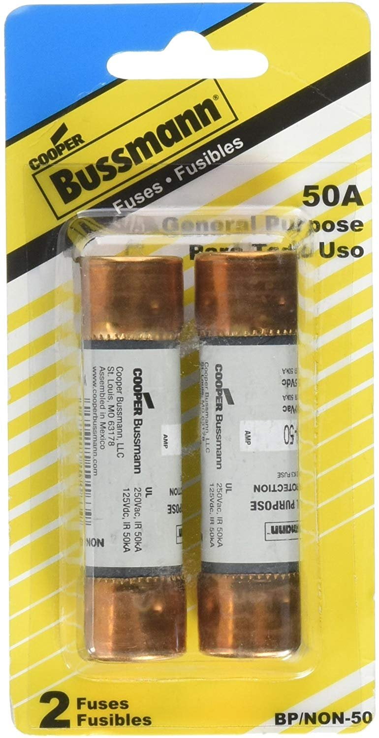 BUSSMANN FUSES BP/NON50 250V K5 50 Amp LowVoltage Cartridge
