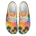 thumbnail image 4 of Wismoutput Coconut Tree Printed Sneakers for Men Boys Light Comfortable Wear-Resistant Barefoot Shoes Size 5.5-14, 4 of 7
