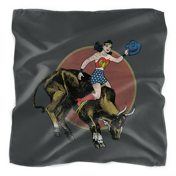 Wonder Woman Bull Rider Bandana (21 in x 21 in)
