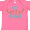thumbnail image 4 of Inktastic Life is Better at the Cabin, Deer Antlers, Camping Boys or Girls Baby Bodysuit, 4 of 5