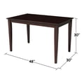 thumbnail image 2 of International Concepts Table à Manger de Style Shaker en Riche Moka, 2 of 6
