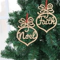 thumbnail image 6 of SugarBloom 2D Valentine's Day Wooden Hollow Heart Hanging Ornaments, Rustic Love Theme Decoration for Christmas Tree and Home Decor, Gift Embellishment,, 6 of 7