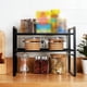 thumbnail image 3 of Estante de Almacenamiento de Cocina de Doble Capa Estante Organizador de Cocina Antreslizante Multifuncional de 2 Niveles Con Diseño de Inspiración Japonesa, Construcció, 3 of 7