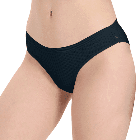 Fulorrnie Underwear for Women Plus Size Briefs Tummy Control Seamless Panty Elastic Waist High Waistband Comfort Panties  Black  L