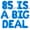 Blue, variant on Letter Balloons - 85 IS A BIG DEAL 16" Inch Alphabet Letters Foil Mylar Balloon 85th Birthday Party Banner (Pink)