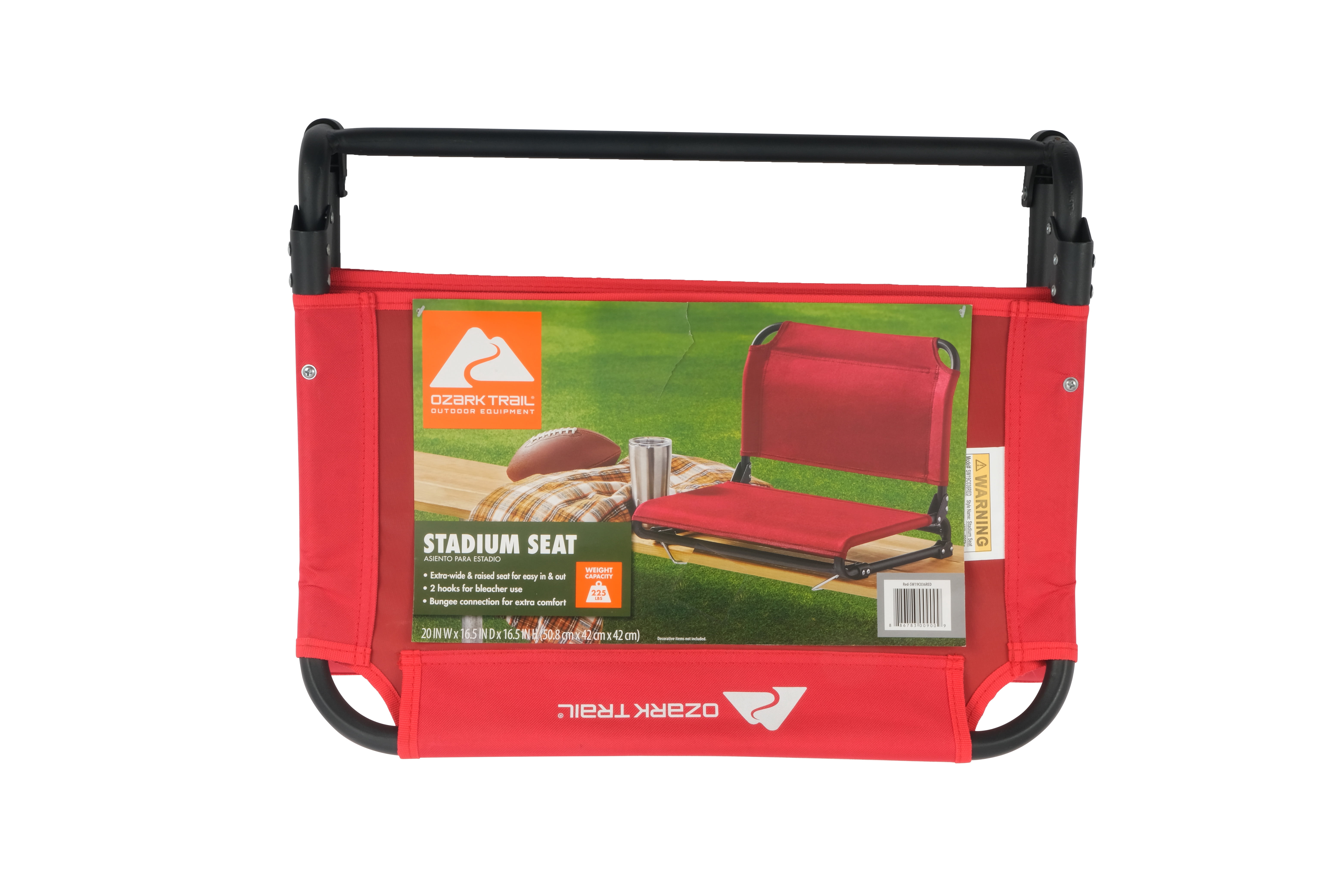 Ozark Trail Stadium Seat, Red