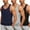 Black/Navy/Light Gray, variant on Coshow 3 Pack Men's Casual Tank Tops Cotton O-neck Lightweight Comfort sleeveless T-Shirts