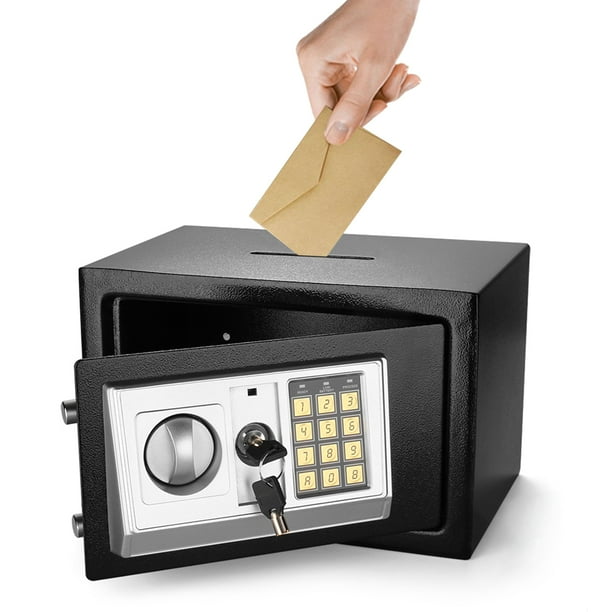 Electronic Depository Safe Box with Drop Slot Posting Opening Digital