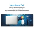 thumbnail image 5 of Rocae Ocean Dolphin Fish School for Gaming Mouse Pad, Mouse Pad Large, Office Computer Keyboard Mousepad, Keyboard and Mouse Pad with Stitched Edges,31.5 x 11.8 in, 5 of 5