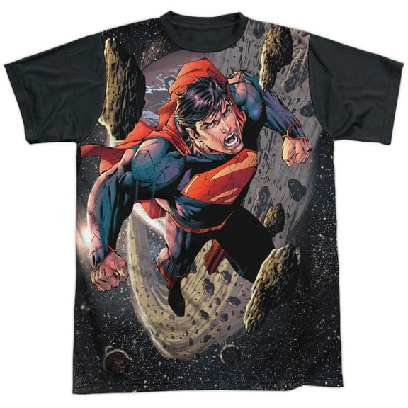 Superman Up Up Unisex Adult Halloween Costume Sublimated T Shirt