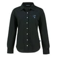 thumbnail image 2 of Women's Cutter & Buck Black Indianapolis Colts  Advantage Eco Soft Pique Tri-Blend Long Sleeve Button-Up Shirt, 2 of 3