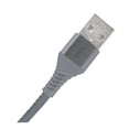 thumbnail image 3 of Cable USB a Lightning Onn 1.2m Nylon 3A Gris, 3 of 4