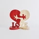 thumbnail image 5 of Fiudx Adorno de Corazón de Madera, Diseño de Rompecabezas de Amor Independiente, Acabado En Madera Natural y Rojo Brillante, Decoración para El Hogar o La Oficina, Regalo de San Valentín, Juego de 1, 5 of 7