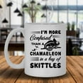 thumbnail image 2 of More Confused Chameleon Coffee Mug, Teacup, Large Coffee Mug 11 oz, 2 of 3