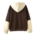 thumbnail image 4 of Sudadera Para Mujer Cuello Redondo Sudaderas Con Capucha de Gran Tamaño Sudadera Otoño Invierno Suéter Fondo Lindo Estampado de Mascotas Tamaño Grande Suéter Suelto Colorblock Odeerbi ODB138233, 4 of 5