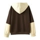 thumbnail image 4 of Sudadera Para Mujer Cuello Redondo Sudaderas Con Capucha de Gran Tamaño Sudadera Otoño Invierno Suéter Fondo Lindo Estampado de Mascotas Tamaño Grande Suéter Suelto Colorblock Odeerbi ODB138275, 4 of 5