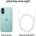 thumbnail image 4 of Apple Iphone 16 Plus 128Gb Verde azulado Reacondicionado, 4 of 5