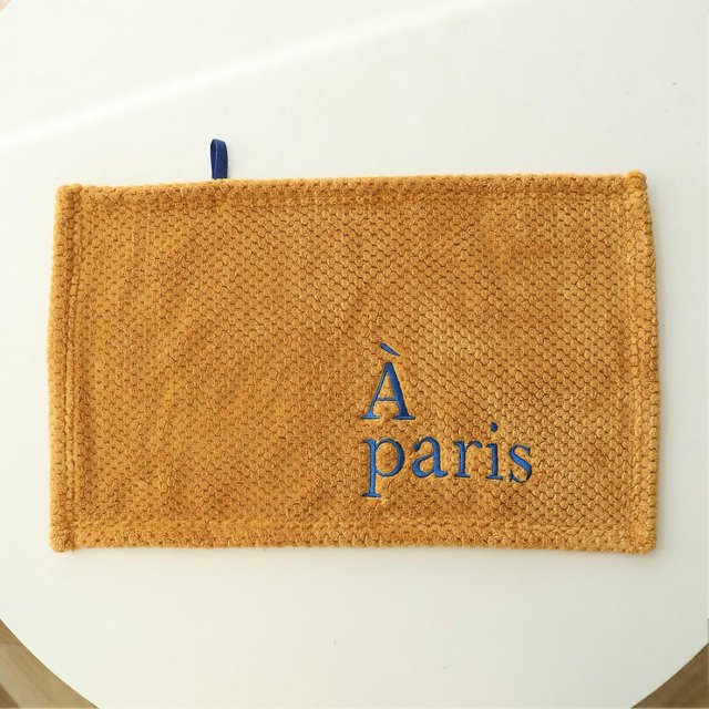Face Cloth Wash Cloth Soft Hand Towel Water Absorption Alphabet Embroider Rectangle