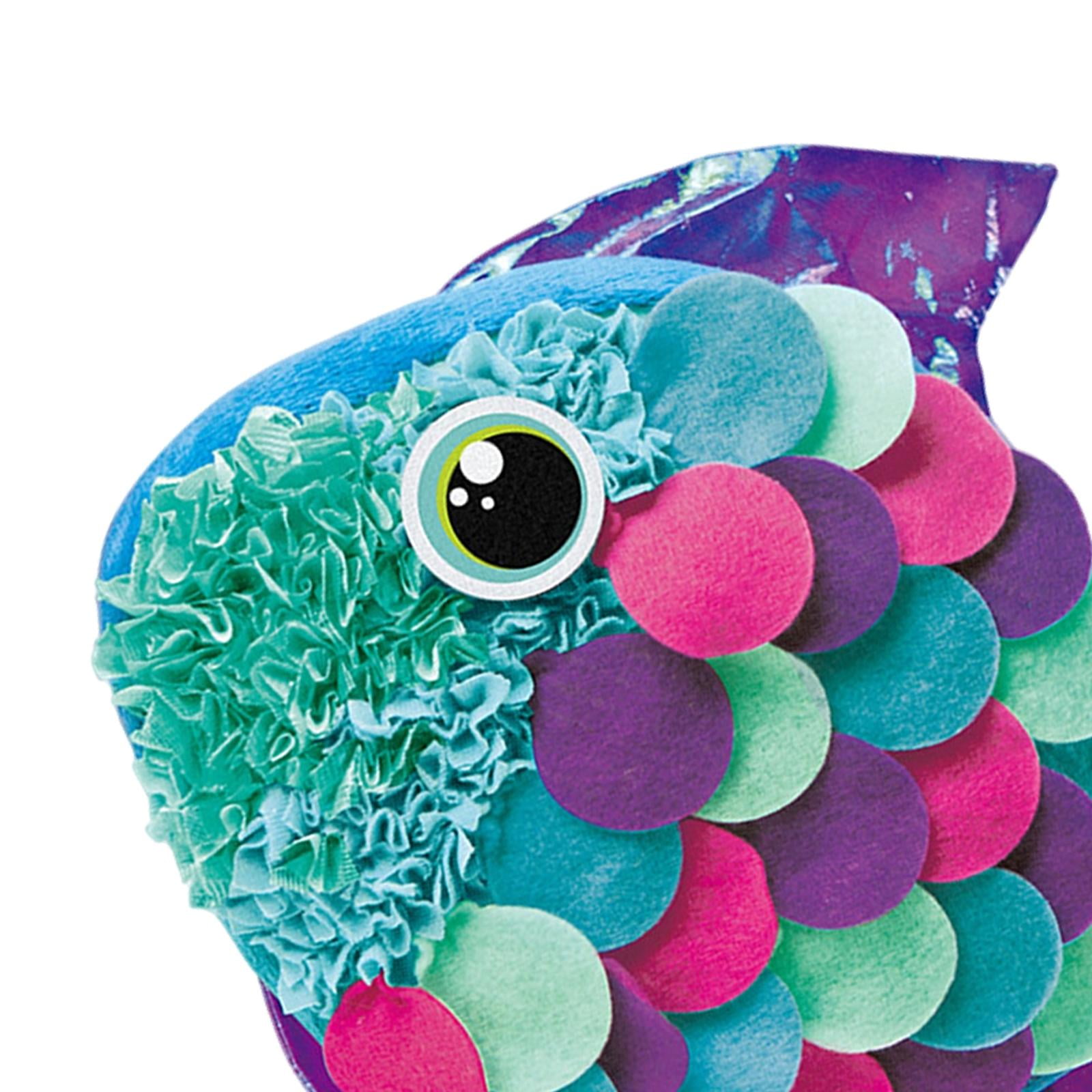 Funny Pillow DIY Kits Arts and Crafts Doll for Valentine Day Christmas Birthday Educational toys Decor , Fish