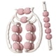 thumbnail image 4 of Rodillo masajeador de piernas, herramienta de masaje de tejido profundo, masajeador de relajación muscular de 15 puntos rosa blanco, 4 of 9