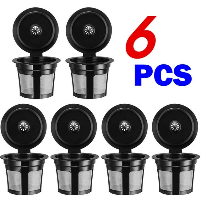 Coffee Filter,6Pcs Reusable Refillable K-Cup Coffee Filter Pod