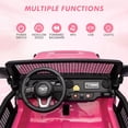thumbnail image 3 of 24V 7AH 2 Seater Kids Ride On Truck Car Electric Vehicles, 2WD/4WD Ride On Car Toy with Remote Control, Trunk Storage, 4-Wheeler Suspension, Lights, Music, 3 of 7