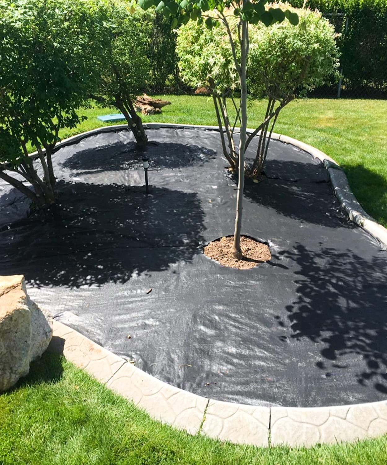 Buy 5ft x 30ft 5oz Heavy Duty Weed Barrier Landscape Fabric, Permeable