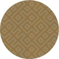 thumbnail image 1 of Ahgly Company Indoor Round Patterned Peru Brown Area Rugs, 6' Round, 1 of 6