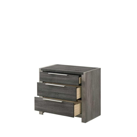 Acme Furniture Jehoram Nightstand, Gray Finish