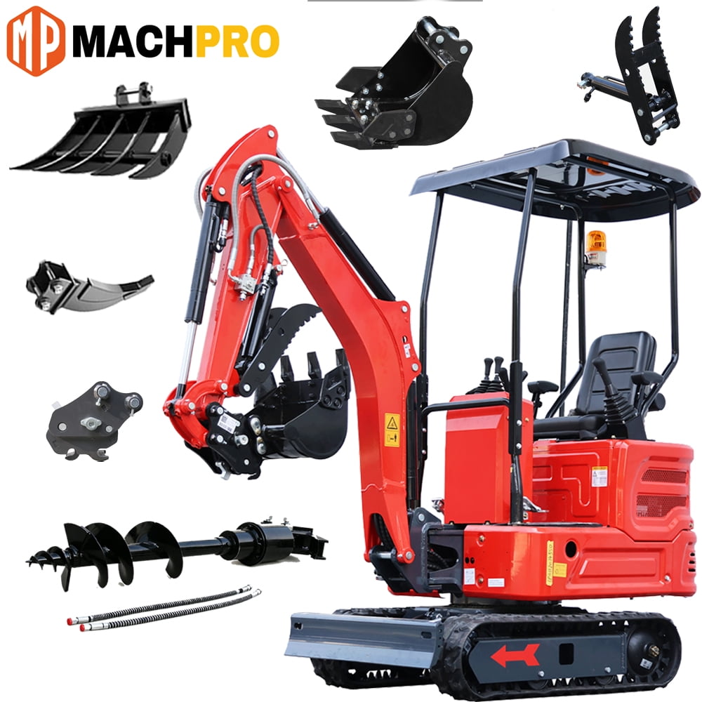 ピロット　様 MachPro 1.4 Ton Mini Excavator with Grapple, EPA-Certified Kubota