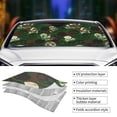 thumbnail image 4 of Kdxio Camouflage Skull Print Front Windshield Sun Shade,Folding Auto Sunshade for Car Truck SUV-Medium, 4 of 7
