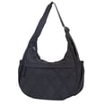 thumbnail image 6 of JANKS Small Puffer Crescent Shoulder Bag for Women, Nylon Quilted Puffy Crossbody Purse, Cute Hobo Shoulder Handbags （Black), 6 of 9