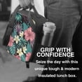 thumbnail image 6 of Picia Green Tropical Leaves Lunch box Lunch bag for men women Large capacity Lunchbox Reusable Lunch bags Insulated Lunch bag Lunch box cooler, 6 of 9