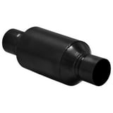 Flowmaster 815425S Outlaw Race - Marmitta Compatta In Acciaio Inox, Ingresso/uscita Centrale 2,5", Sound Aggressivo