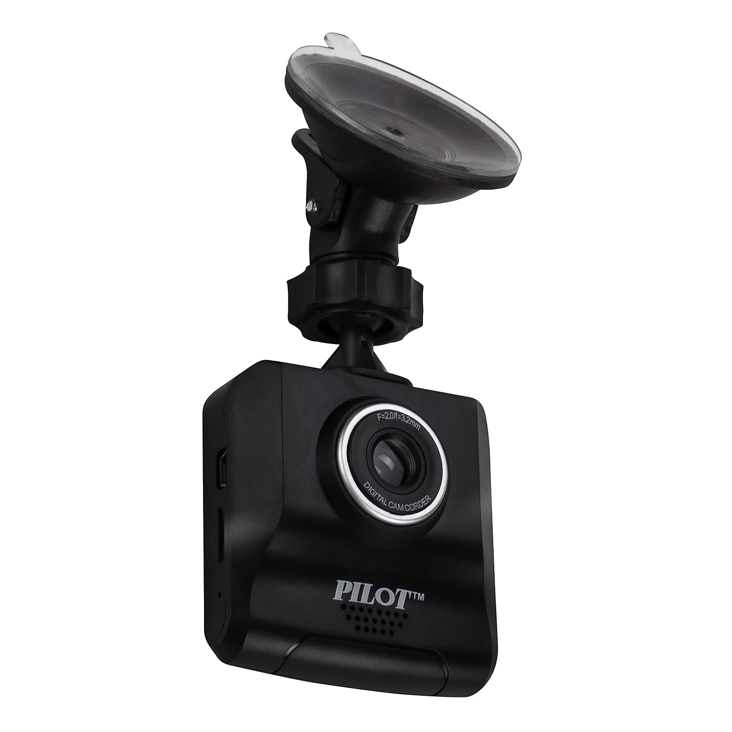 Pilot Automotive Inc 1080p Dash Cam With 8 Gb Sd Memory Card Walmart Walmart 