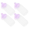 thumbnail image 1 of SEWACC 4Pcs Purple Condiment Squeeze Bottles Portable for Sauce Storage and Easy Dispensing, 1 of 8