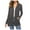 Dark Gray, variant on under 10.00 LYXSSBYX Winter Coats for Women Plus Women Fashion Cardigan Up Casual Solid Color Long Sleeve Hoodeless Top