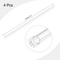 thumbnail image 2 of Uxcell 8mm ID x 10mm OD x 305mm Clear Rigid Acrylic Pipe Round Tube 4 Pack, 2 of 6