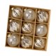 thumbnail image 4 of 9 adornos colgantes para árbol de Navidad, para festivales, bodas, bolas de Navidad Champán claro dorado, 4 of 9