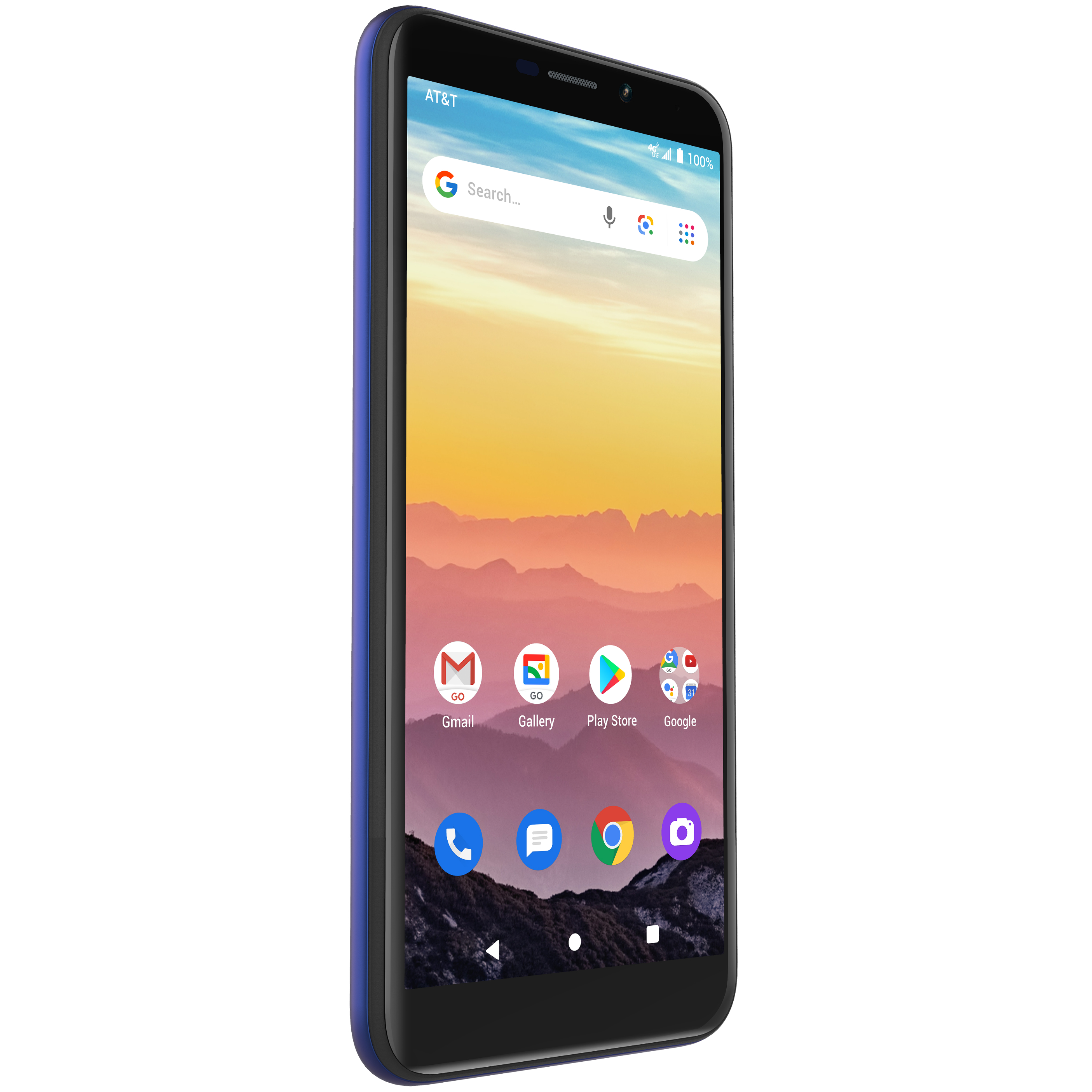 AT&T Calypso, 16GB, Chameleon Blue - Prepaid Smartphone - image 5 of 19