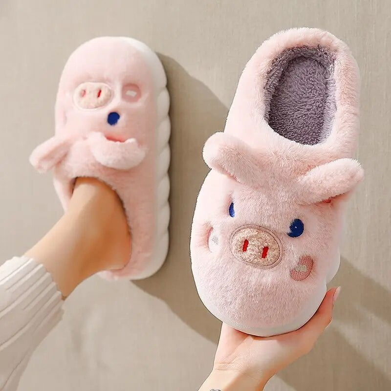 Chaussons Cochon Doux pour la Maison Sandales Roses pour Filles