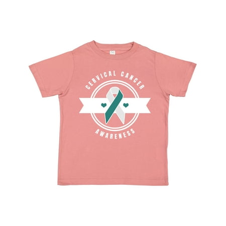 

Inktastic Cervical Cancer Awareness with Banner Gift Toddler Boy or Toddler Girl T-Shirt