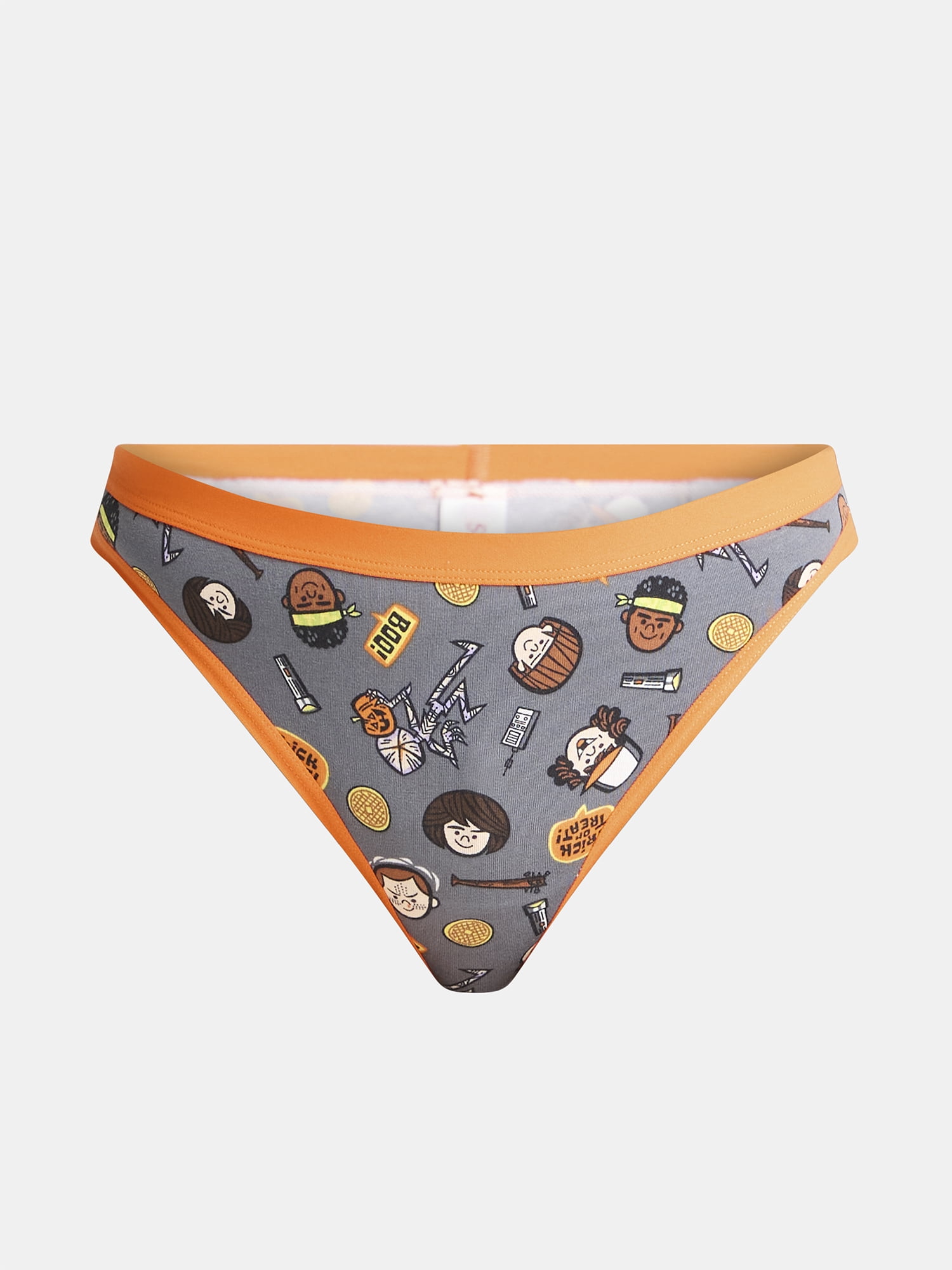 Netflix Stranger Things Women's Halloween Thong Panties, 3-Pack, Sizes S-XXL