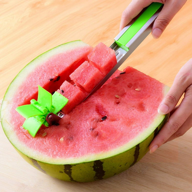 YIDADA Watermelon Slicer Cutter - Stainless Steel Knife Corer Fruit Vegetable Tools Kitchen Gadgets with Melon Baller Scoop Extra