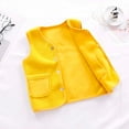 thumbnail image 5 of LFEOOST Unisex Baby Boys Girls Fleece Vest Winter Warm Sleeveless Lightweight Jacket Waistcoat for Little Boys Girls, 0-6 Months, Yellow, 5 of 8