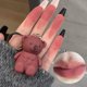 thumbnail image 1 of Lindo llavero de oso de terciopelo mate, brillo de labios, espejo, lápiz labial marrón, impermeable, taza antiadherente de larga duración, barro de labios, cosmético coreano, 1 of 5