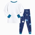 thumbnail image 5 of CAUYDY Kids Boy Fall Winter Pajamas Sleepers for Child 5T 6T 7T 8T 9T 10T Long Sleeve Shirt and Pants 2Pcs Comfy Set Boys Clothes Sizes 8-9 Years,Sky Blue, 5 of 8