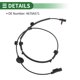 thumbnail image 5 of Sensor de velocidad de rueda ABS Unique Bargains Sensor ABS del sistema de frenos antibloqueo para Mitsubishi Outlander 2014-2016 No.4670A571 Trasero Izquierdo, 5 of 7